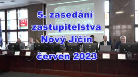 5. zasedání Zastupitelstva města Nový Jičín červen 2023