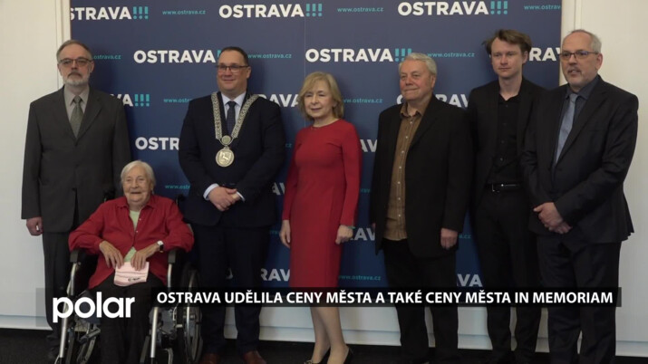 Ostrava udělila Ceny města. Ocenění převzala i 97letá herečka Štěpánka Ranošová